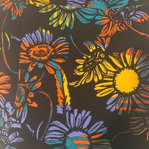 Lularoe SUNFLOWER Leggings - Size TC2